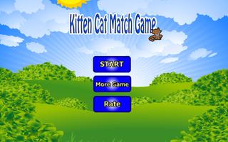 Kitten Memory Games Matching Affiche
