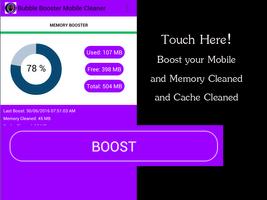 برنامه‌نما Bubble Booster Mobile Cleaner عکس از صفحه