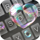 Bubble Love Skin Keyboard icône