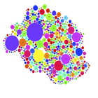 Juego de pelotas de colores(bubble shooter) ไอคอน