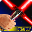 Jedi lightsaber. Lucha láser