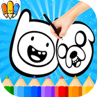 🇺🇸 Coloring Book For Adventure Time icône