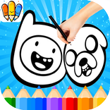 🇺🇸 Coloring Book For Adventure Time