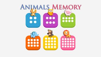 Animals Memory Game Affiche