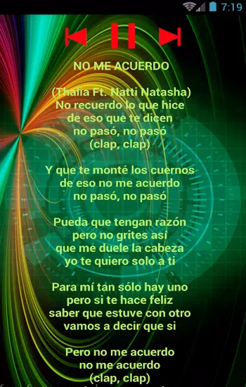 Descarga de APK de Natti Natasha - No Me Acuerdo Ft. Thalía para Android