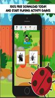 bug games free for kids पोस्टर