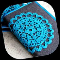 Capa de livro de padrões de crochê Cartaz