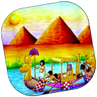 Dibujo de paisaje icono