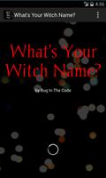 What's Your Witch Name? Poster