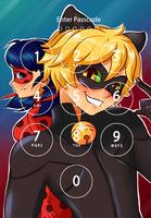 Free Lady Bug & Cat Noir Lock Screen capture d'écran 2