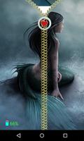 پوستر Mermaid Zipper Screen Lock