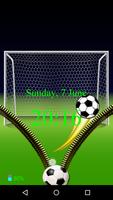 Football Zipper Screen Lock 截圖 1