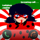 Fake call Miraculous - Ladybug 图标