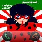 Fake call Miraculous - Ladybug icon