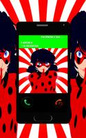 Fake call Miraculous - Ladybug poster