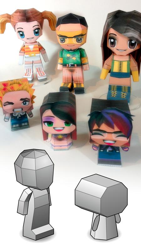 PaperChibi Lite 3D Papercraft for Android - APK Download
