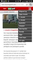 Düzce Sportif capture d'écran 1