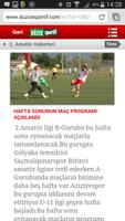 Düzce Sportif capture d'écran 2