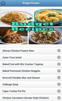 Budget Recipes capture d'écran 1