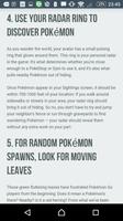 برنامه‌نما Guide for Pokemon GO عکس از صفحه