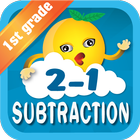 Subtraction - Math 1st grade icono