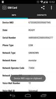 برنامه‌نما SIM, Contacts and Number Phone عکس از صفحه