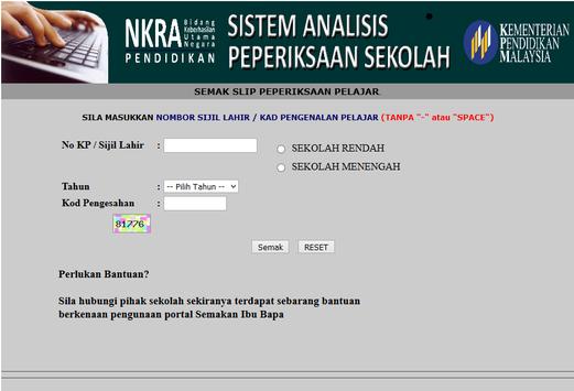 Semakan Keputusan Pelajar Saps Ibu Bapa Fur Android Apk Herunterladen
