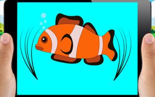 Coloring Book Kids Fish capture d'écran 2