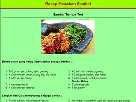 Resep Masakan Sambal captura de pantalla 2