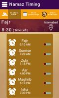 Qibla - GPS Compass &Namaz Time captura de pantalla 1