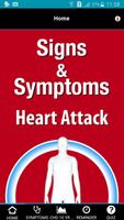 Signs & Symptoms Heart Attack الملصق
