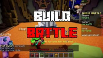 Build Battle Server for Minecraft PE Affiche