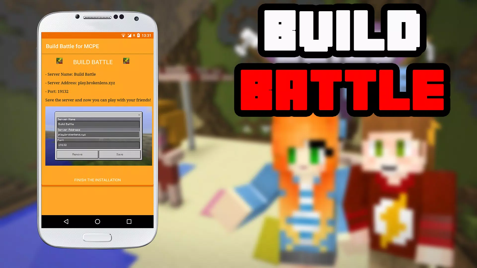 Build Battle Server for Minecraft PE APK pour Android Télécharger