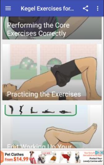 Kegel exercises for men PRO постер.
