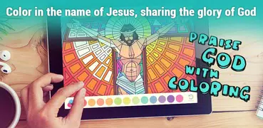 Para Colorear Biblia Y Jesús