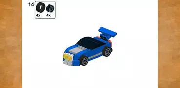 Tiny racers in Bricks