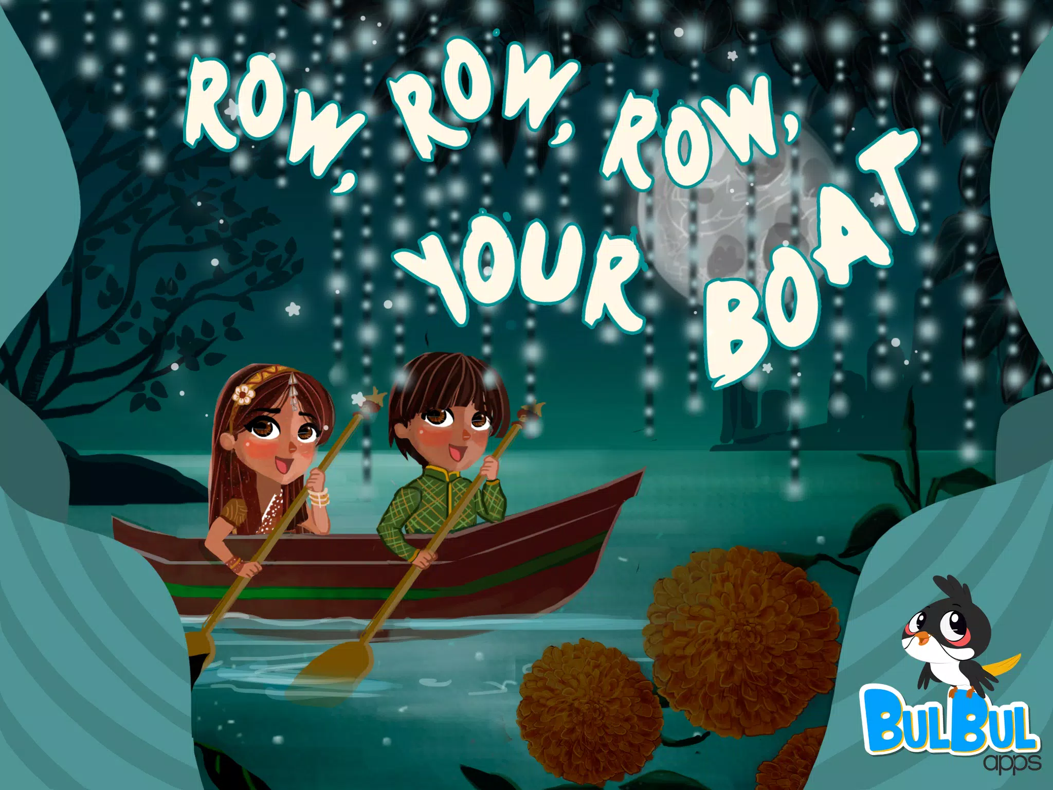 Row, Row, Row your Boat in Bengali & English (Boardbook)