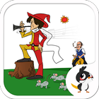Pied Piper Animated Kids App icono