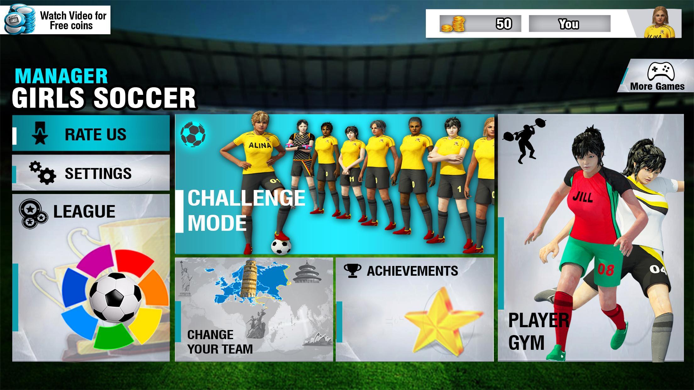 Girls Soccer PRO League: Play Football Stars APK voor Android Download