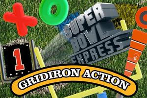 Super Bowl Express:  Football! الملصق