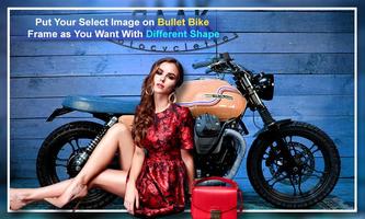 Bullet Bike Photo Editor : Bullet Photo Frame Affiche