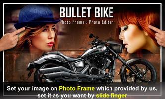 Bullet Bike Photo Editor : Bullet Photo Frame capture d'écran 1