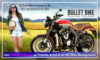 Bullet Bike Photo Editor : Bullet Photo Frame capture d'écran 3