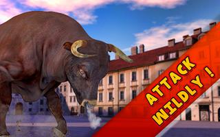 Angry Bull Attack: tiroteo de la corrida de toros Poster