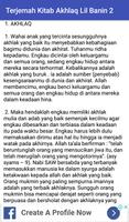 Terjemah Kitab Akhlaq Lil Banin Jilid 2 screenshot 3