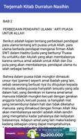 برنامه‌نما Terjemah Kitab Durratun Nasihin عکس از صفحه