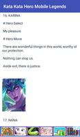 Kata Kata Hero Mobile Legends ảnh chụp màn hình 3