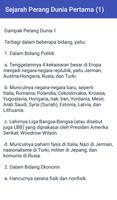 Sejarah Perang Dunia Pertama (1) ảnh chụp màn hình 3