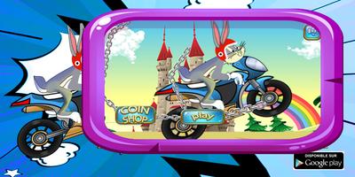 looney toons: bugs motobike bunny dash poster