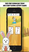 Bunny Rabbit Games Free : Kids Affiche